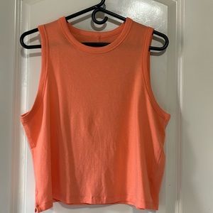 Lululemon classic fit cotton blend tank sz 10